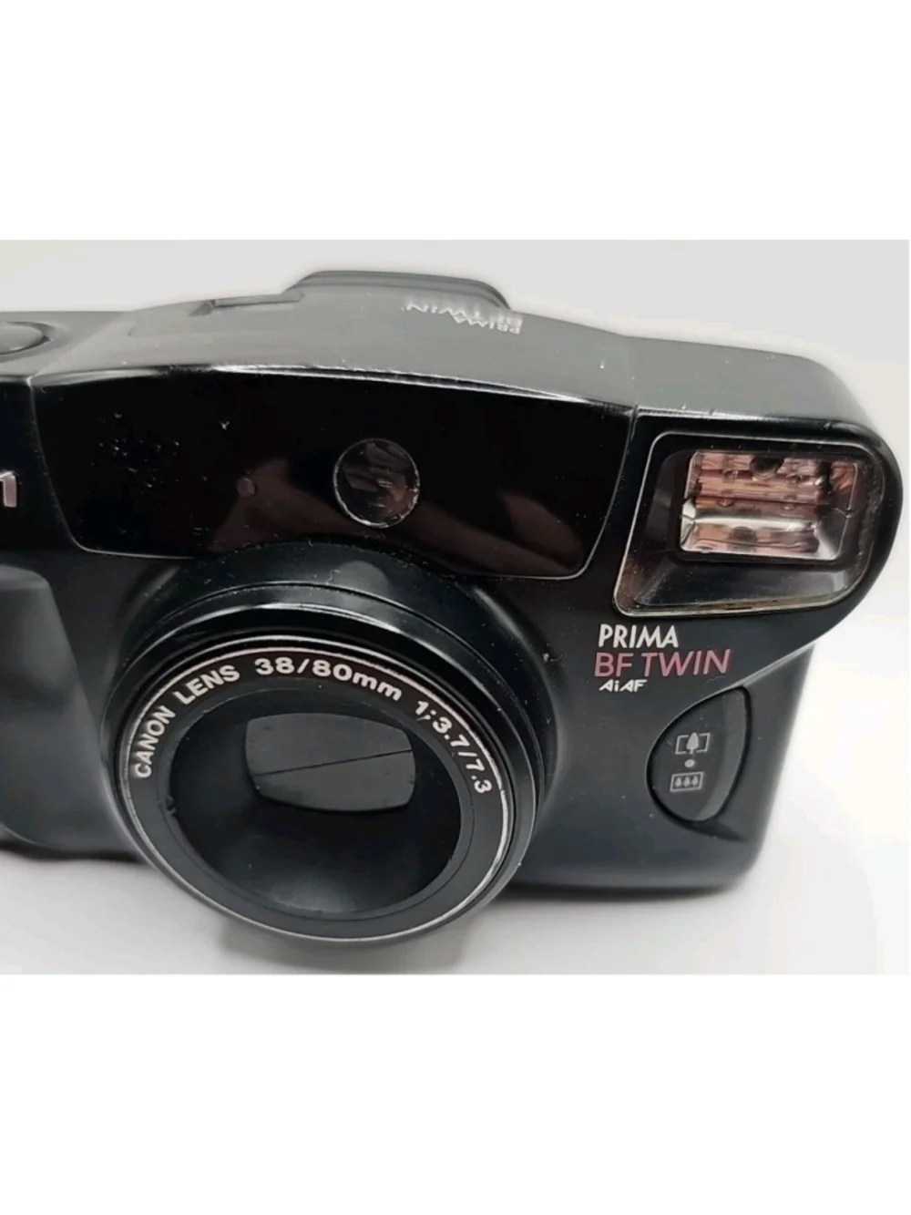 Canon Prima BF Twin Date AiAF Film Camera With Case, Instructions, New Battery.. - Picture 4 of 16